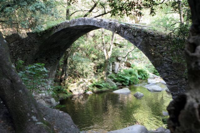 Gorges de la Spelunca, pont de Zaglia